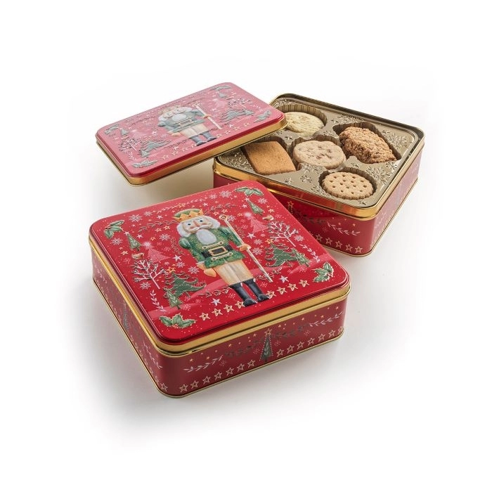 Biscuiti Shortbread Nutcracker Cu Unt Asortati Farmhouse 450g